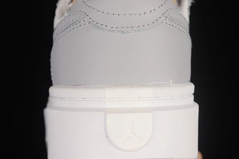 All categories Air Jordan Jordan series basketball shoes Air Jordan 1 Low Air Jordan 1 Elevate Low SE "Wolf Grey" Little AJ thick-soled retro basketball shoes DH7004-100
